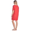 Casual Nights Women's Short Sleeve Printed Scoop Neck Sleep Tee - 4 of 4