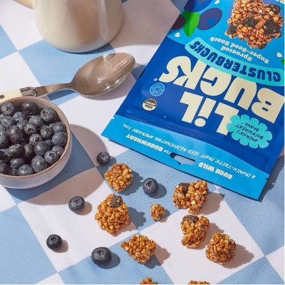 Lil Bucks Gluten Free Organic Blueberry Crisp Clusterbucks Granola - 6oz