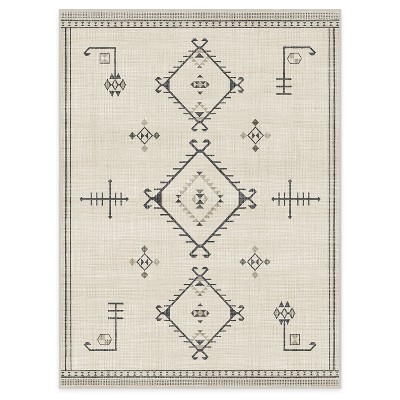 Ruggable Rayne Washable Bohemian Flatwoven Area Rug : Target