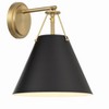 Crystorama Lighting Xavier 1 - Light Sconce in  Vibrant Gold - 4 of 4