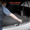 VEVOR Cargo Mat Compatible with Toyota 4Runner 7 Seater 2010-2024 without Sliding Tray, Fit Trunk Mat, TPE Trunk Protector Replacement,  (1PCS),Black - 4 of 4