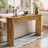 Tribesigns Solid Wood Console Table, 63" Long Entryway Table, Sofa Table Behind Couch for Living Room, Hallway, Entrance - 4 of 4