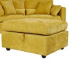 Modern Minimalist Cream Two-Seater Sofa - 4 of 4