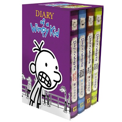 Diary of a Wimpy Kid Box of Books 5-8 - by Jeff Kinney (Mixed Media Product)