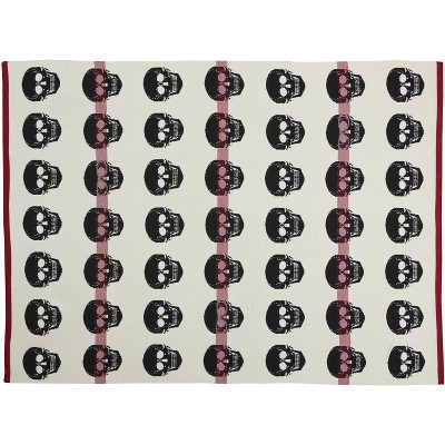 Mina Victory Trendy, Hip, New-Age UK204 Black/White 50" x 60"