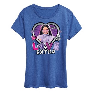 Women's - Barbie - Love Extra Short Sleeve Graphic T-Shirt - 1 of 4