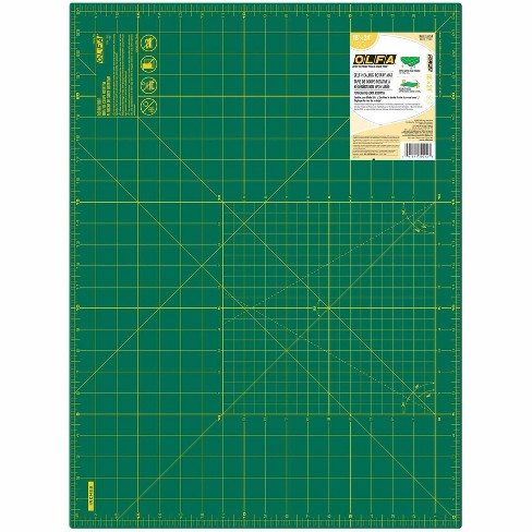 Tim Holtz Glass Cutting Mat - Large Work Surface with 12x14 Measuring Grid  and Palette for Paint, Ink, and Mixed Media - Art and Craft Supplies