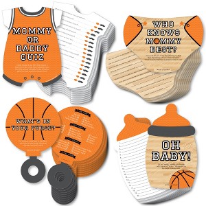 Big Dot of Happiness Nothin’ But Net - Basketball - 4 Baby Shower Games - 10 Cards Each - Gamerific Bundle - 1 of 4