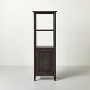 Wood & Cane Bathroom Storage Cabinet - Hearth & Hand™ with Magnolia - 3 of 4