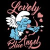 Women's The Smurfs Lovely Blue Angel T-Shirt - 2 of 3