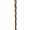 Brazos Twisted Fitness Walker Brown Wood Walking Stick 55 Inch Height - 4 of 4