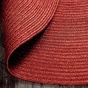 Modern Rustic Braided Pattern High-Traffic Polypropylene Casual Coastal Indoor/Outdoor Area Rug by Blue Nile Mill - 4 of 4
