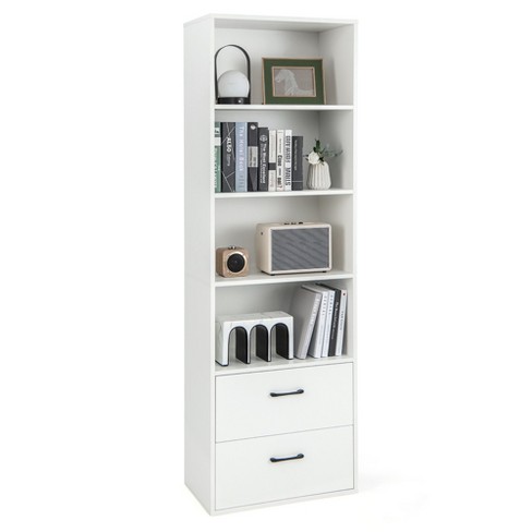 Target tall online white bookcase