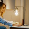Right-Angle Glass Table Lamp – Bronze Finish, Modern Classic 110V Plug-In Light for Living Room, Bedroom or Study - 3 of 4