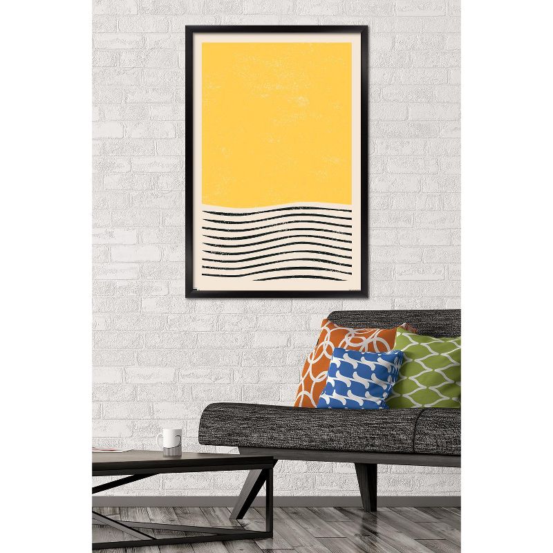 Trends International Geometric - Yellow Framed Wall Poster Prints, 2 of 7
