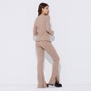 Women's High-Rise Metallic Rib-Knit Flare Pull-On Pants - Wild Fable™ - 4 of 4