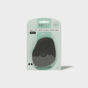 Fab Feet Women's by Foot Petals Ball of Foot Cloud Shoe Cushion Gray - 1 pair: Polyurethane Foam Shoe Pads, Accessories - 1 of 4