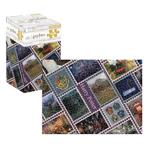 Aquarius Puzzles Harry Potter Travel Stamps 500 Piece Jigsaw Puzzle (Vertical Box) - 1 of 3