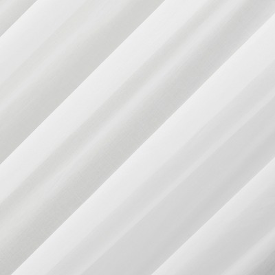 White Sheer Cotton Rod Pocket Curtain Panel, 50"x84"