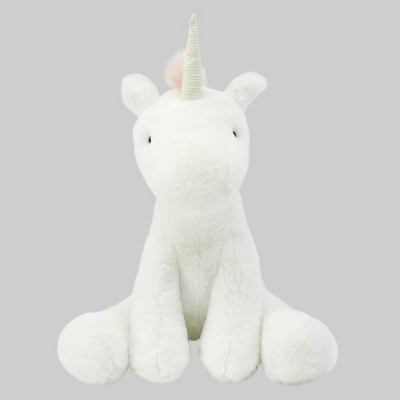 white unicorn stuffed animal