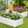 Raised Garden Bed, Metal Raised Garden Beds Outdoor, Rectangular Planter Box for Planting Plants, Vegetables and Flower - 2 of 4