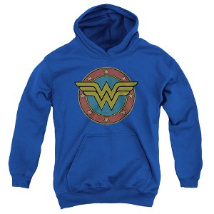 Boys’ DC WW Vintage Emblem Hooded Sweatshirt - 1 of 4