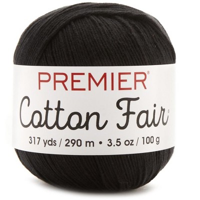 Premier Cotton Fair Yarn-Black