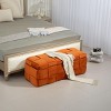Toy Storage Bench,Bedroom End Bench,Upholstered Storage Hassock With Safety Hinge,Entryway Storage Ottoman Bench For Living Room,Bedroom-Cuddlewood - 2 of 4