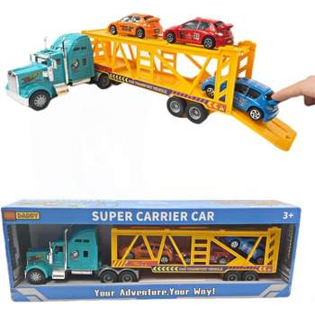 Big Daddy Police Wrecker Truck And Toy Car Combo Set Tow Truck Toy Includes  A Tire Plate For Safe Towing : Target