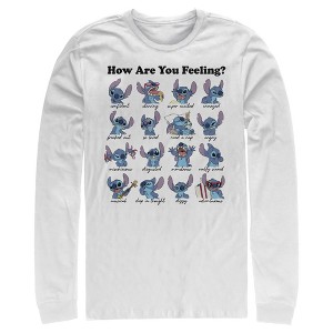 Men's Lilo & Stitch How Are You Feeling Long Sleeve Shirt - 1 of 4