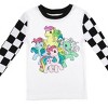 My Little Pony Retro Group Youth Long Sleeve Shirt & Checkered Sleep Pajama Pants Set - 3 of 4