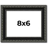 PosterPalooza | Photo Size Antique Black Picture Frame - UV Acrylic, Foam Board Backing, Hanging Hardware - 2 of 4
