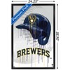 Trends International MLB Milwaukee Brewers - Drip Helmet 22 Framed Wall Poster Prints - 3 of 4