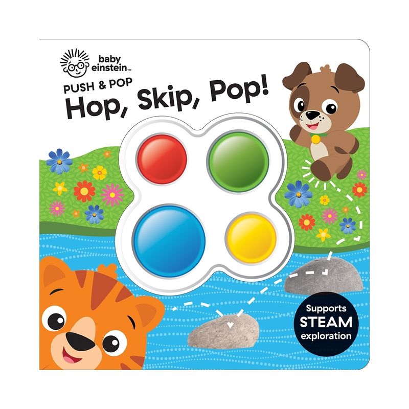 Baby Einstein: Skip, Hop, Pop! Push &#38; Pop (Board Book), 1 of 6