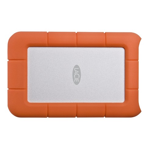 Lacie Rugged 2tb External Hard Drive Portable Hdd Usb-c Usb 