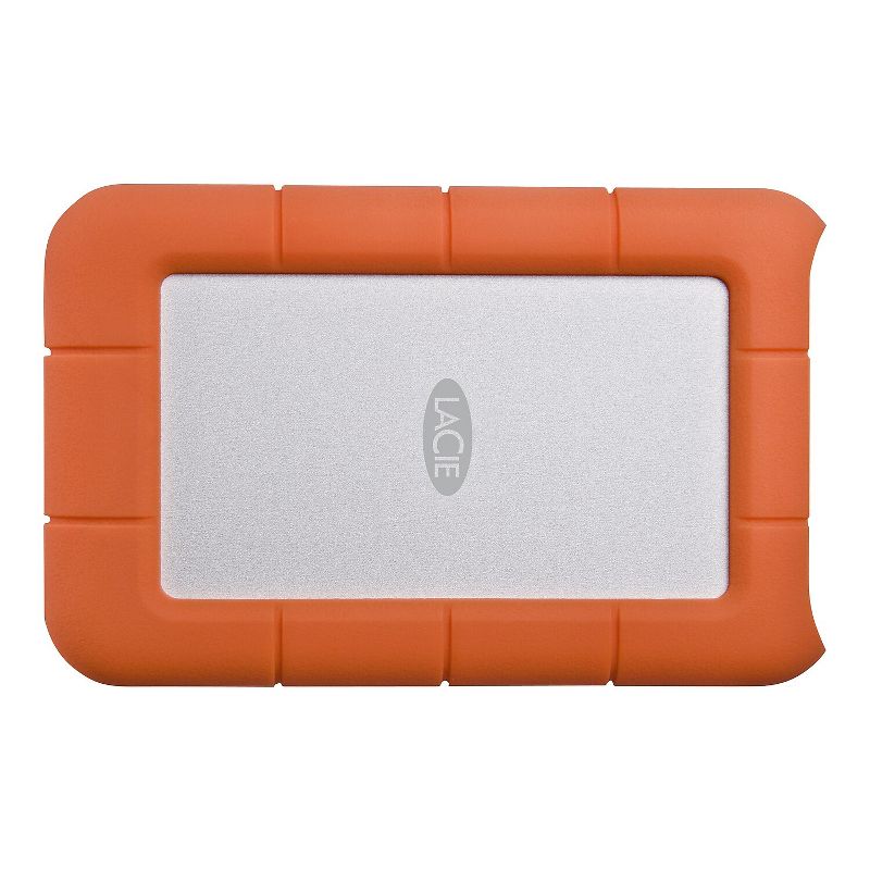 LaCie Rugged 2TB External Hard Drive Portable HDD USB-C USB 3.0 Drop Shock Resistant for Mac and PC, 1 of 2