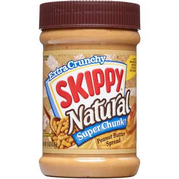 Skippy Natural Super Chunk Peanut Butter - 15oz