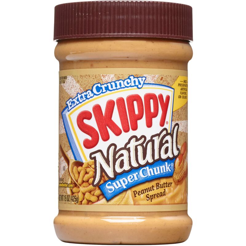 Skippy Natural Super Chunk Peanut Butter - 15oz, 1 of 17