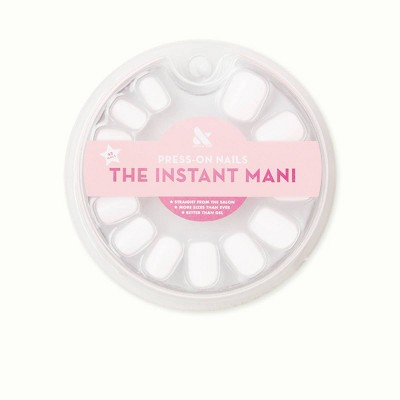 Olive & June Press-On Fake Nails - Squoval HD - 42ct - S