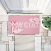 Stupell Industries Pink Feminine Dancing Cowgirl Printed Outdoor Door Mat, design by Corinne Rose Designs, 18"x30" - 3 of 4