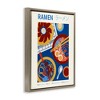 Stupell Industries Ramen Table Placement Black Framed Floater Canvas Wall Art - 3 of 4