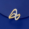 Ross-Simons 0.25 ct. t.w. Diamond Double-Wave Ring in 18kt Gold Over Sterling - 4 of 4