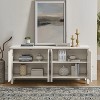 GDFStudio Valric Mid-Century Modern 65.55" Storage Cabinet with 4 Doors and Adjustable Shelves - 2 of 4