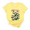 Simply Sage Market Pink Daisies Watercolor Short Sleeve Tee - 2 of 4
