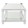 Gianna Acrylic Coffee Table - Silver - Safavieh - 4 of 4