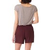 Rekucci Women's Soft Knit Loungewear Shorts with Pockets - 3 of 4