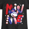 Girls' - Disney - Minnie Word Art Fitted Short Sleeve Graphic T-Shirt - image 2 of 4