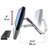 Ergotron MX Desk Mount Monitor Arm For Up to 30" Display, Aluminum - 3 of 4