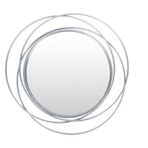 Mark & Day Dunsborg Modern Silver Decorative Wall Mirrors - 1 of 4