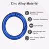Unique Bargains Metal Spring O Rings 5/8 Inch Zinc Alloy Durable Multipurpose Lightweight Buckle - 2 of 4
